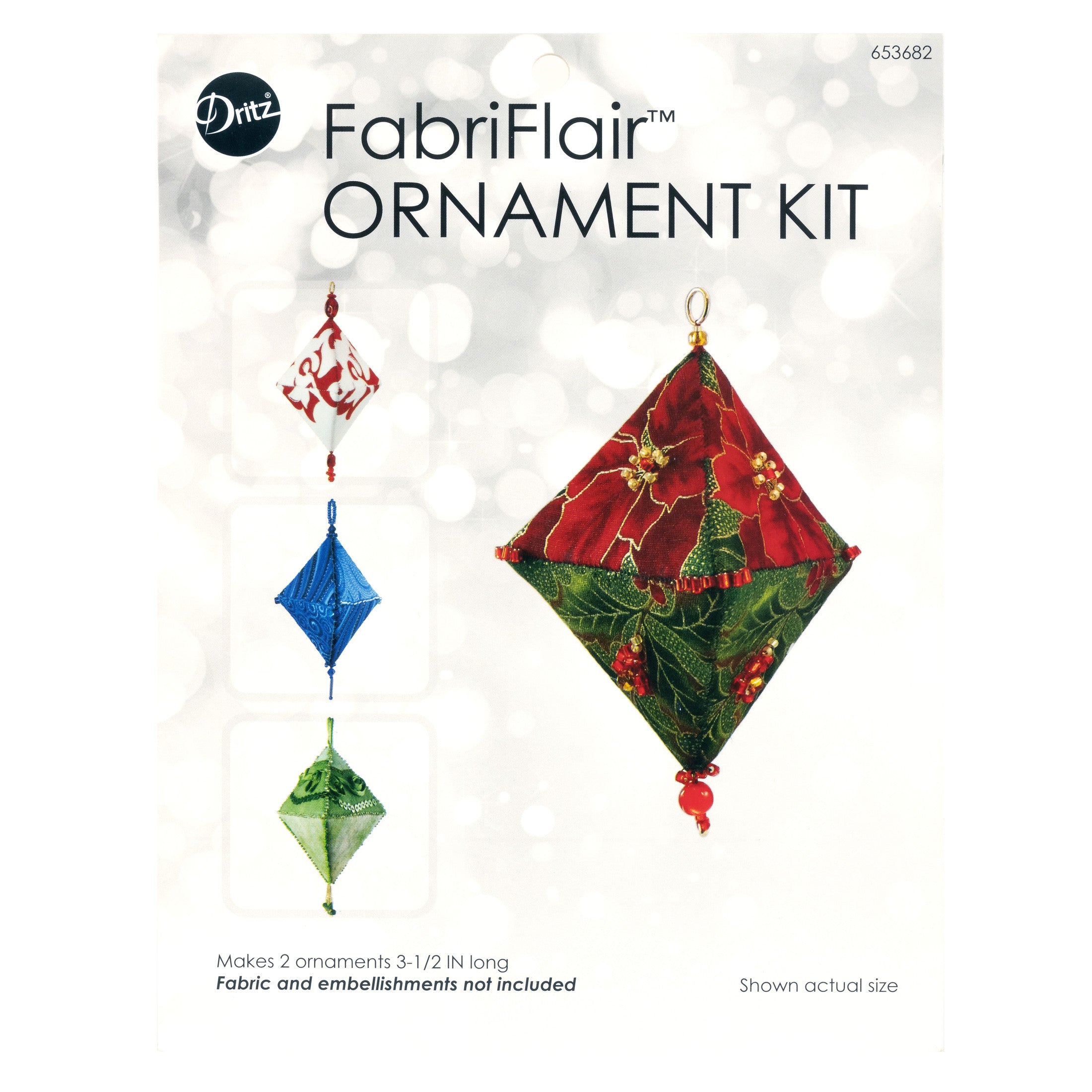 Dritz FabriFlair Ornament Kit Trilliant