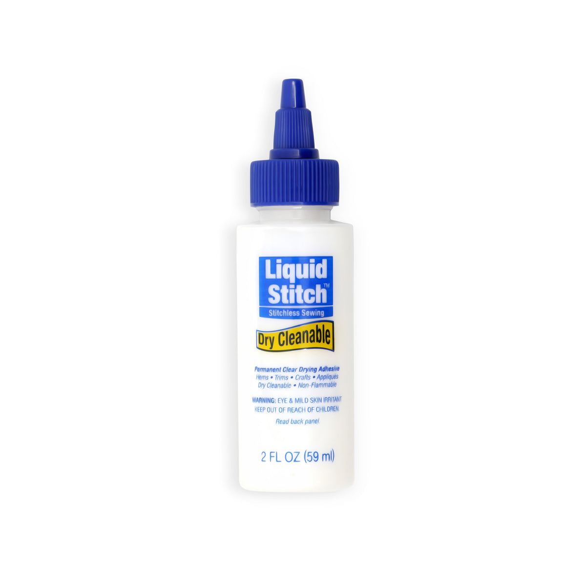 Dritz Liquid Stitch Permanent Fabric Adhesive, Dry Cleanable, 2 fl. oz.