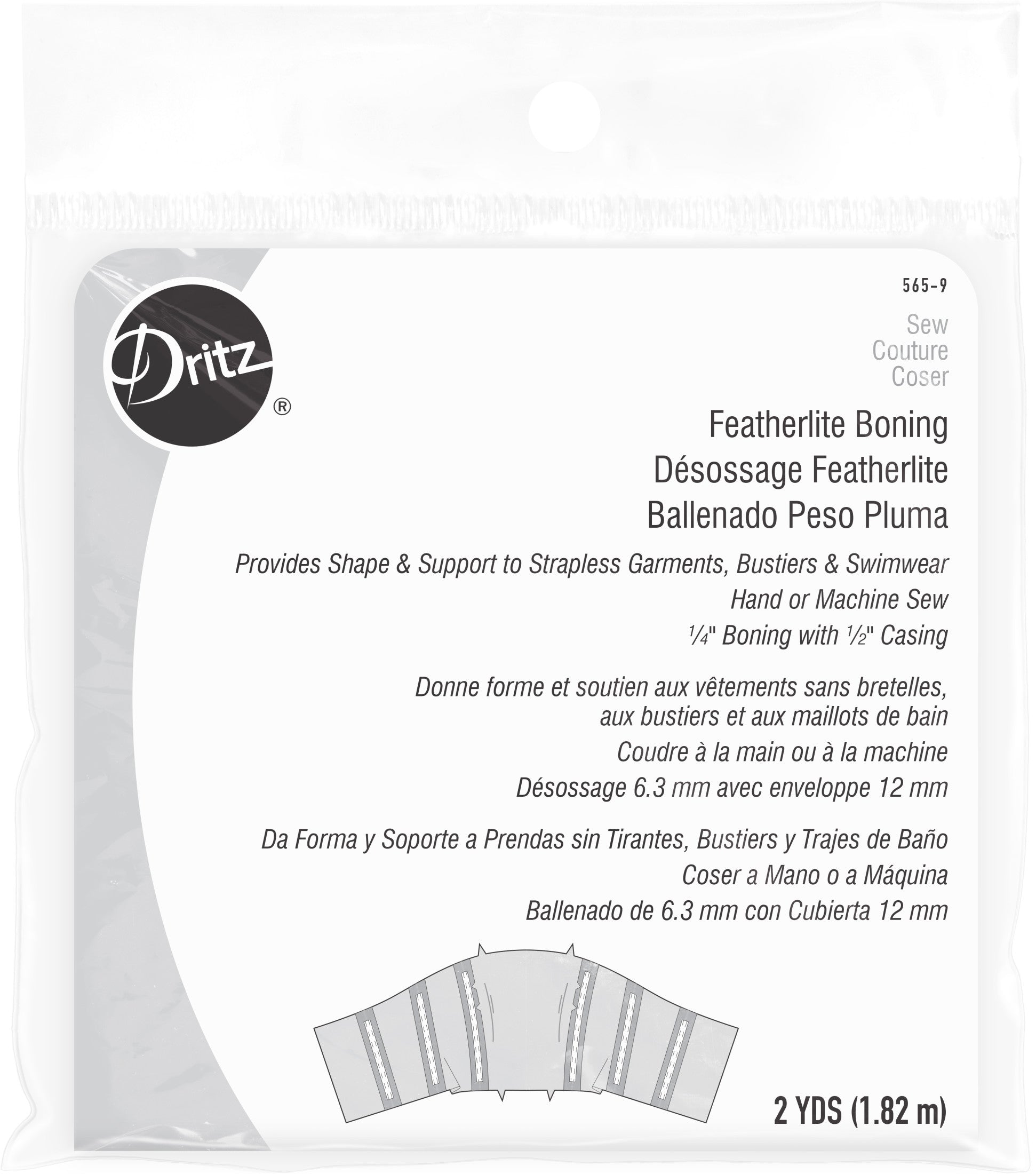 Dritz 1/2 inch Fashion Grommets, 1 Kit, White