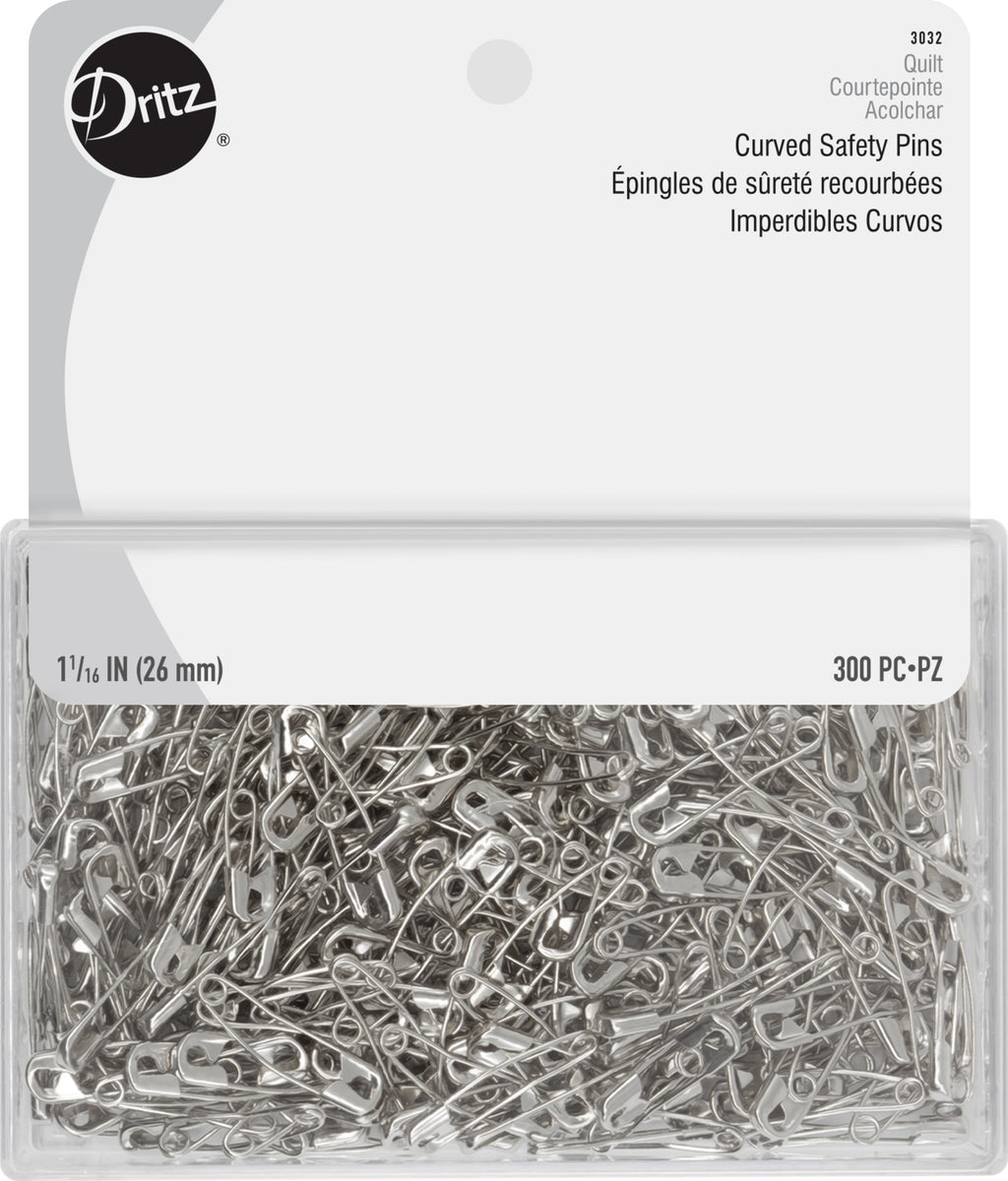 Curved Safety Pins – Craftyangel