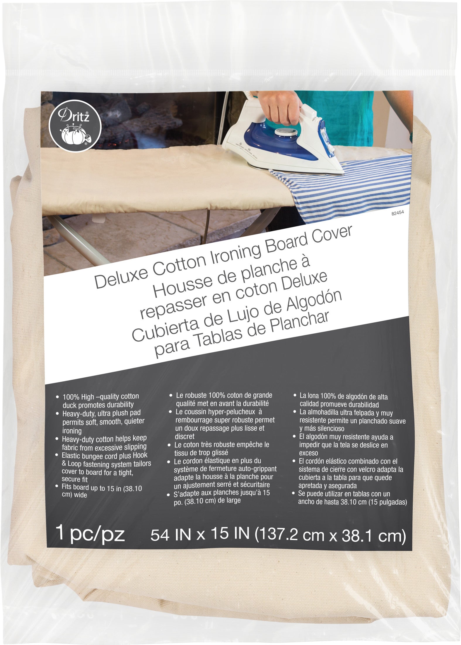 Dritz Deluxe Cotton Ironing Board Cover