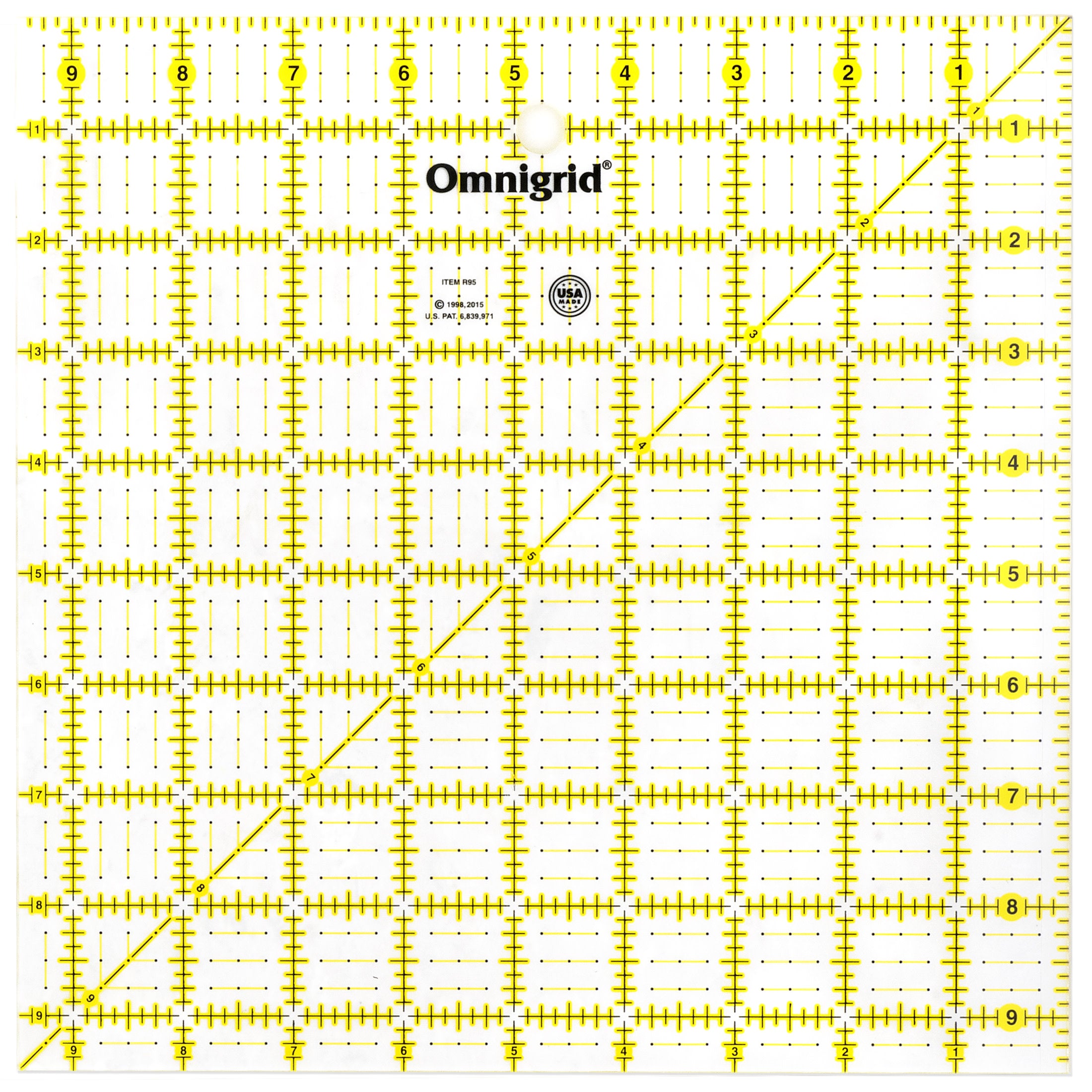 Omnigrid Quilting Square - 15''x15