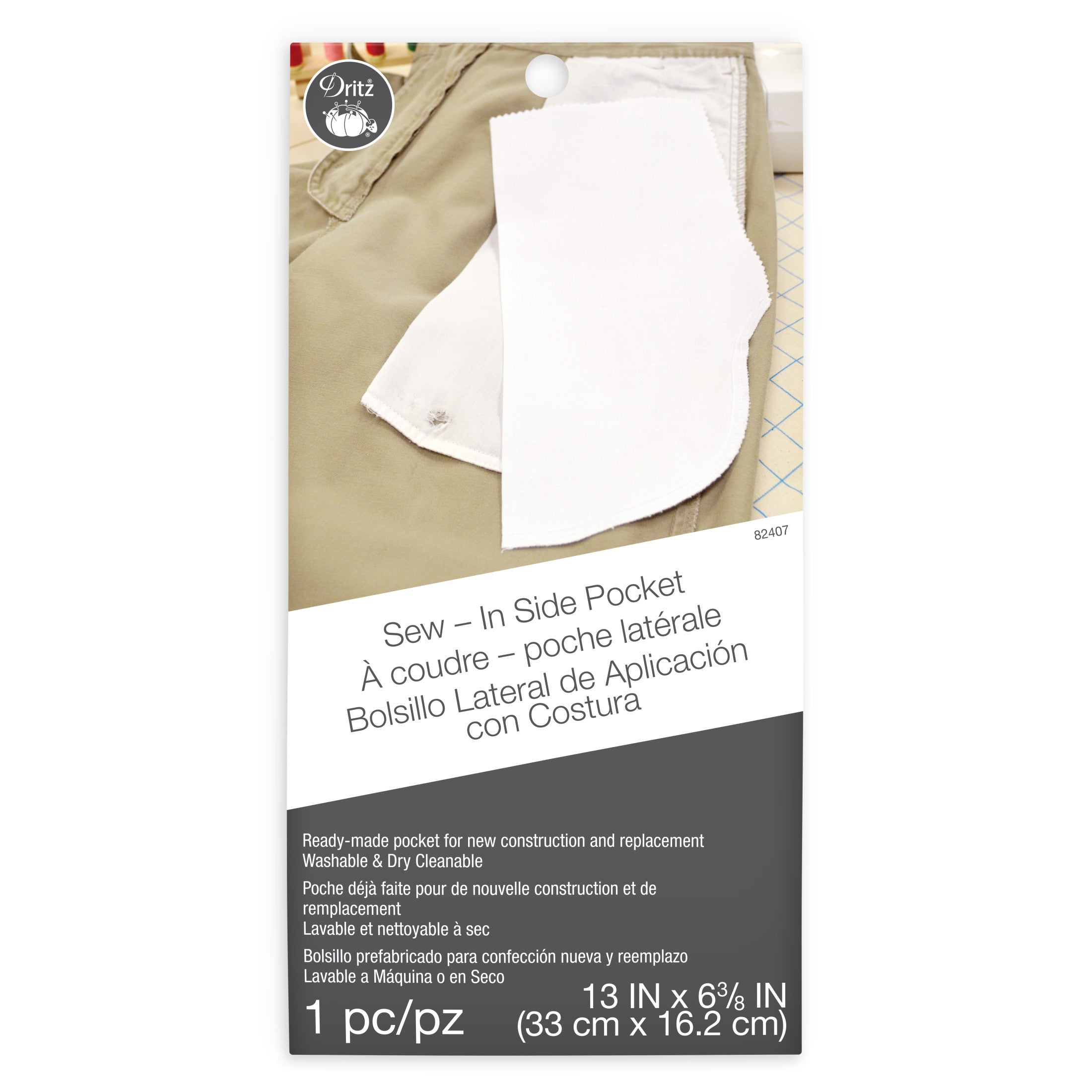 Dritz Sew-In Side Replacement Pocket