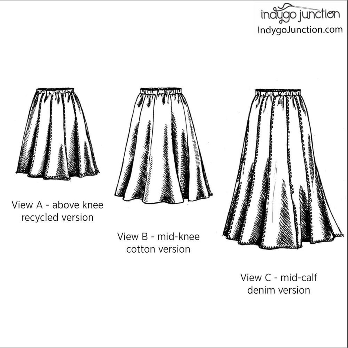A gored skirt 2025
