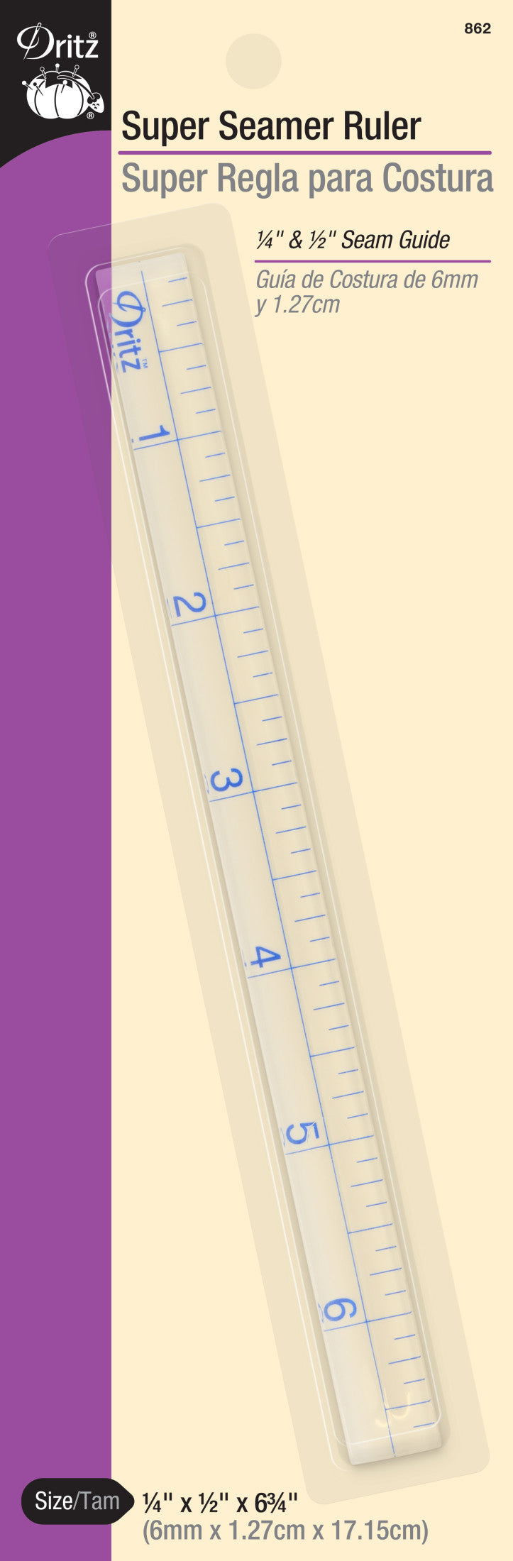 Dritz Super Seamer Ruler, Seam Guide