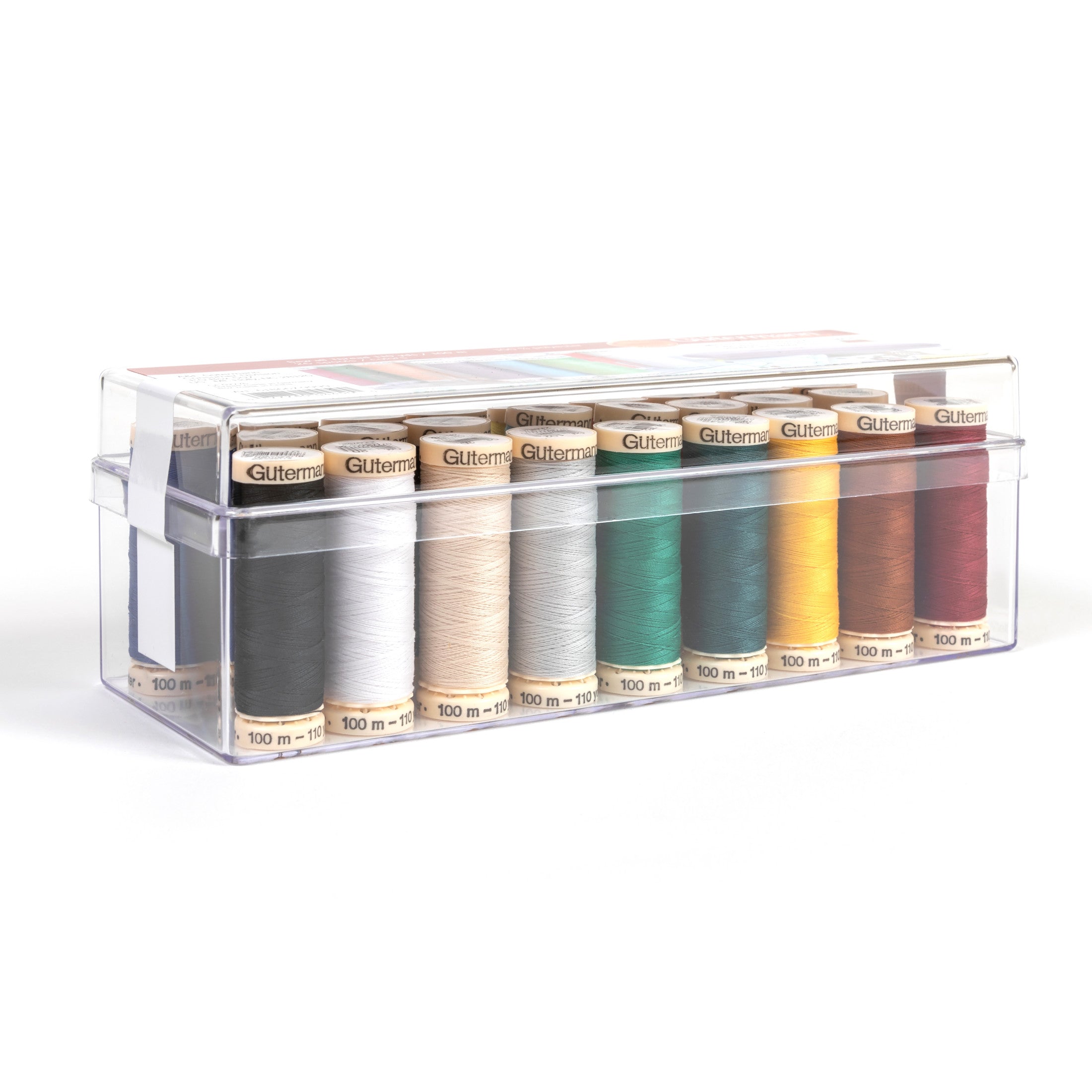 Gutermann Sew-All rPET Polyester Thread Set, Assorted, 20 Spools