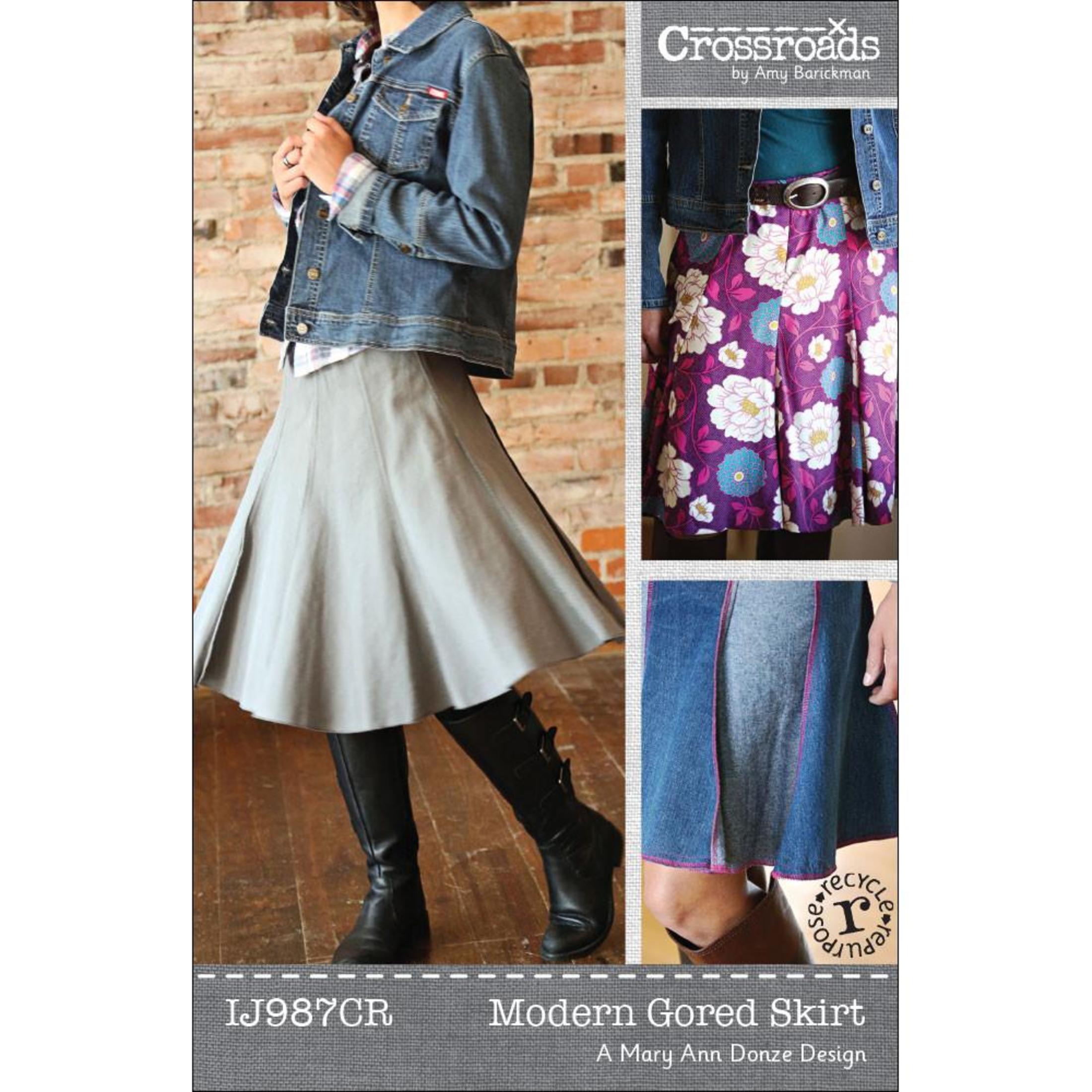 Indygo Junction Modern Gored Skirt Pattern Handicraft