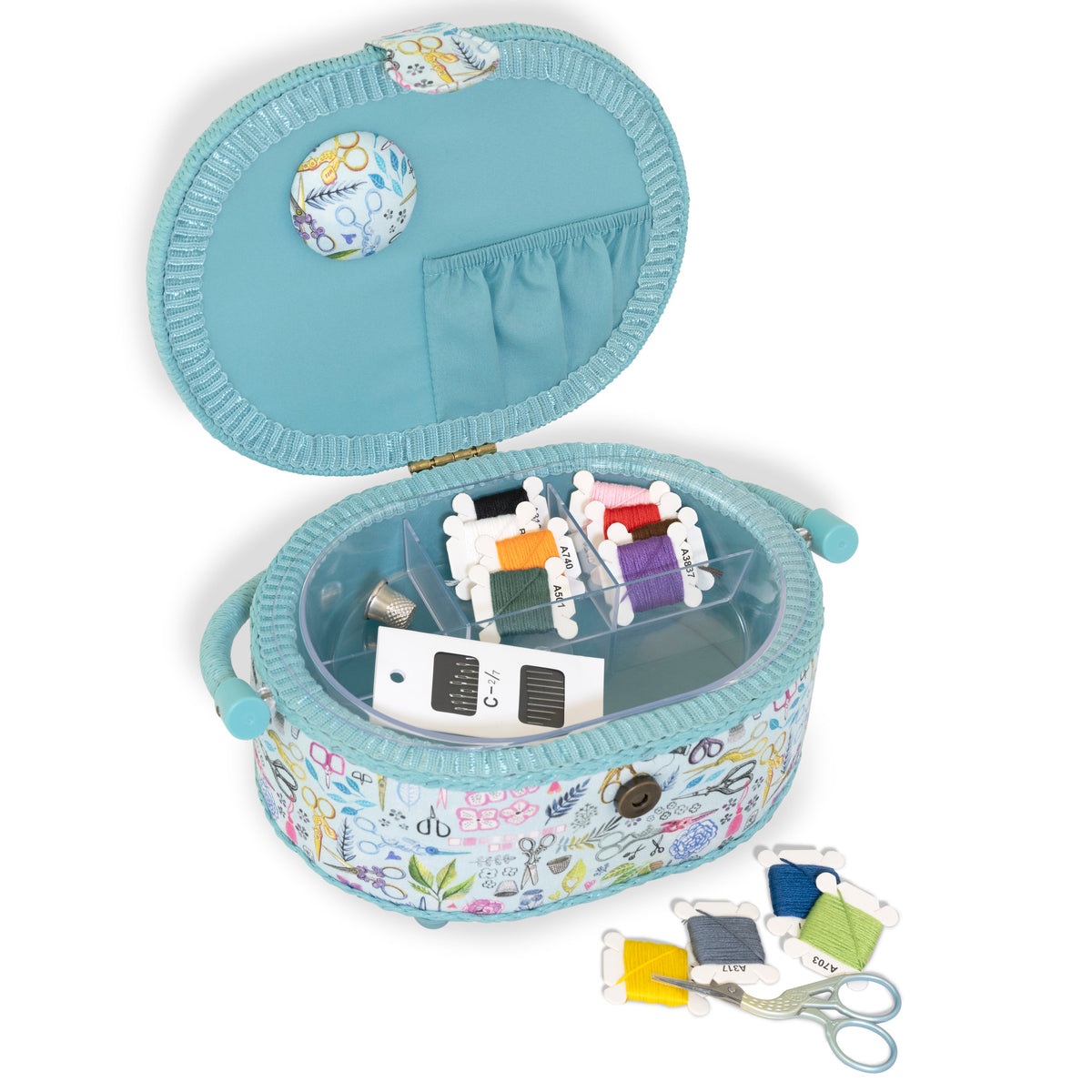Dritz Sewing Basket Embroidery Set, Small | Handicraft