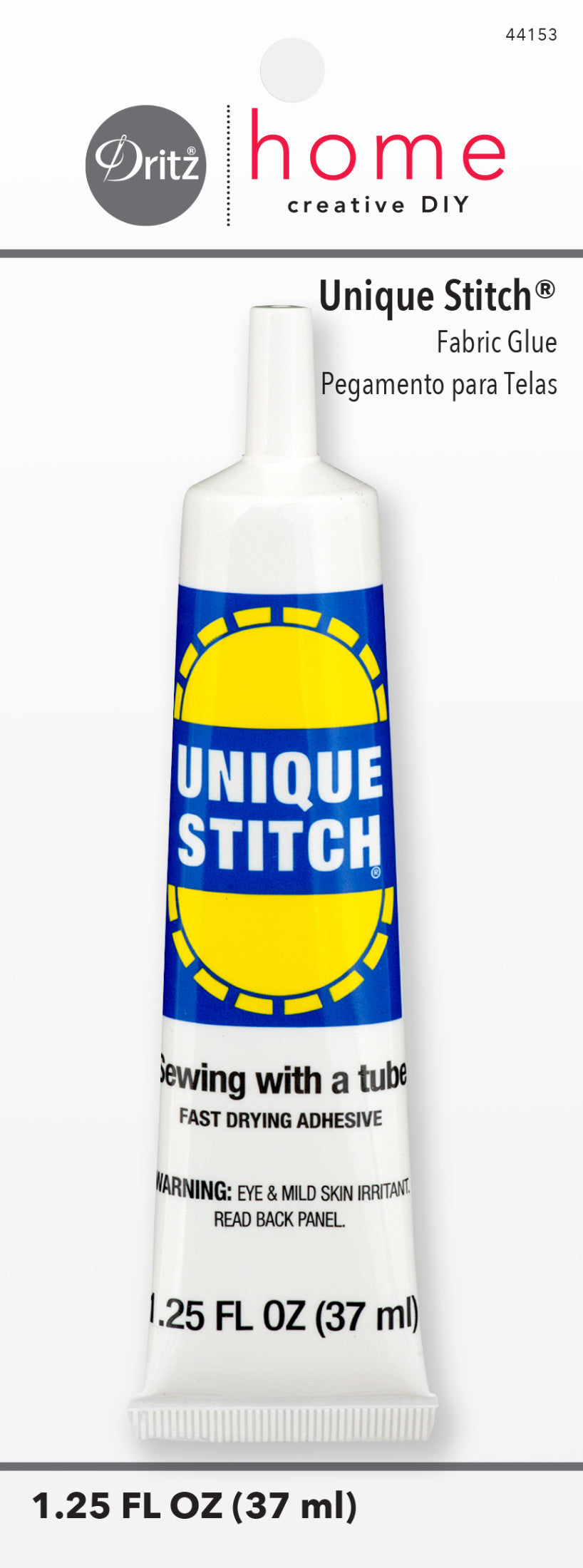 Dritz Unique Stitch Fabric Glue, 1.25 fl. oz.