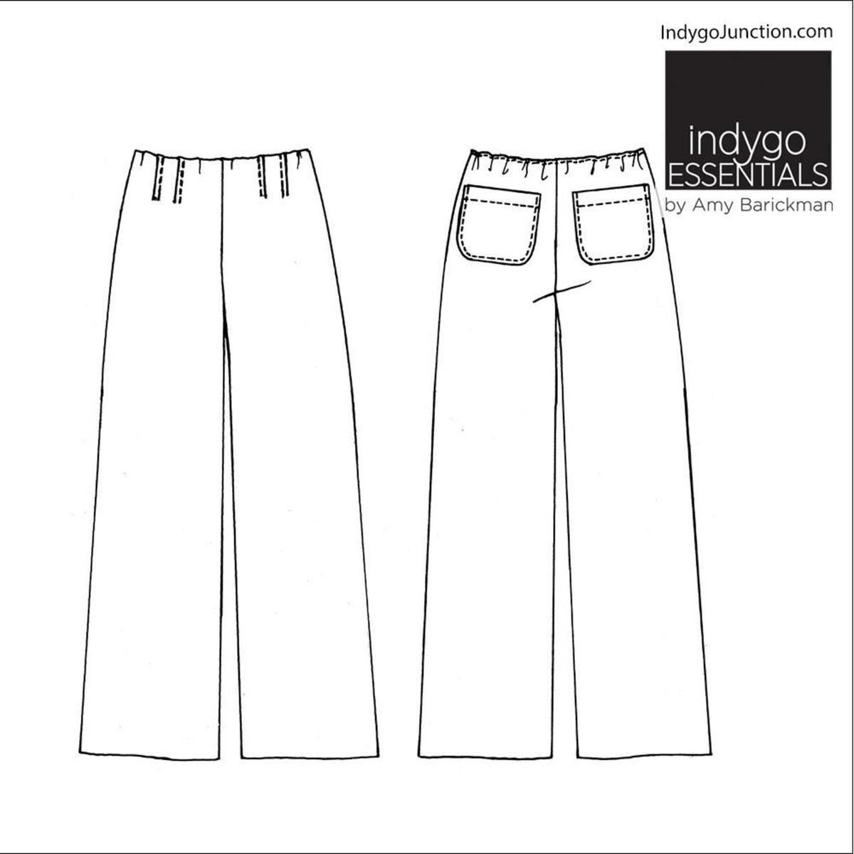 Indygo Junction Artisan Pants Pattern, Free PDF Download