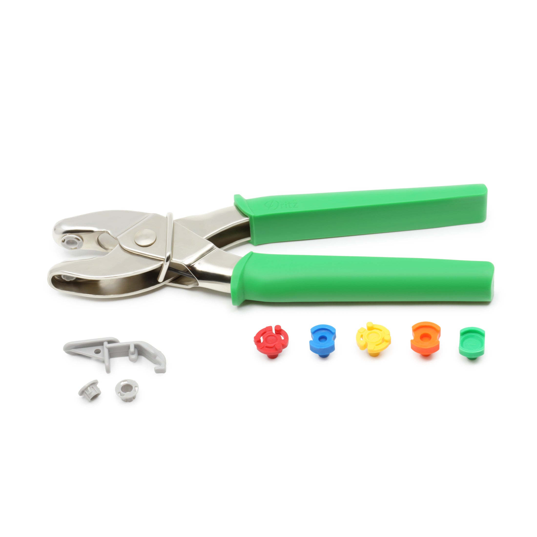 Snap Pliers for 3/8 Open-Ring & 7/16 Pearl Snaps, Green
