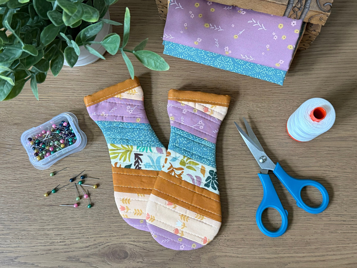 Quilted Cast Iron Handle Cover