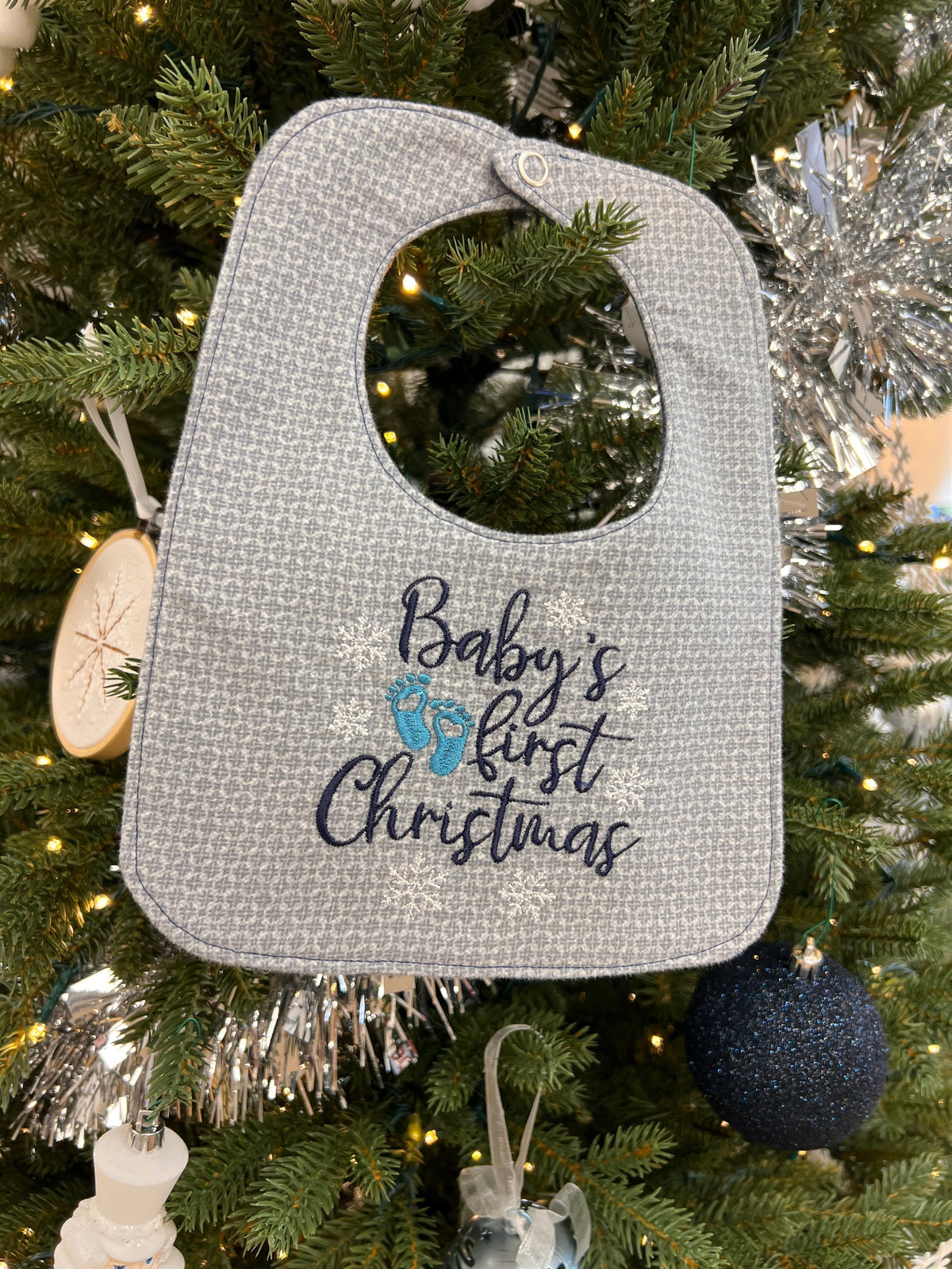 Holiday Baby Bib