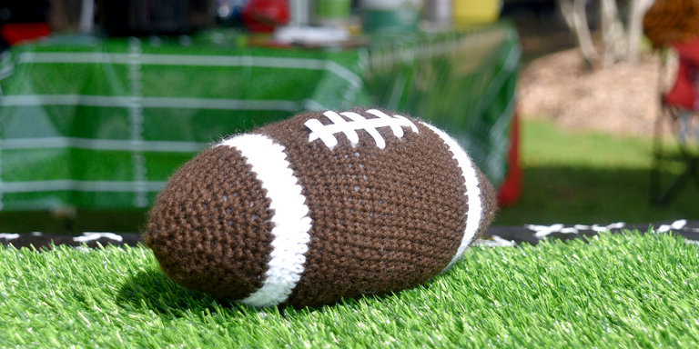 Crochet Stuffed Football