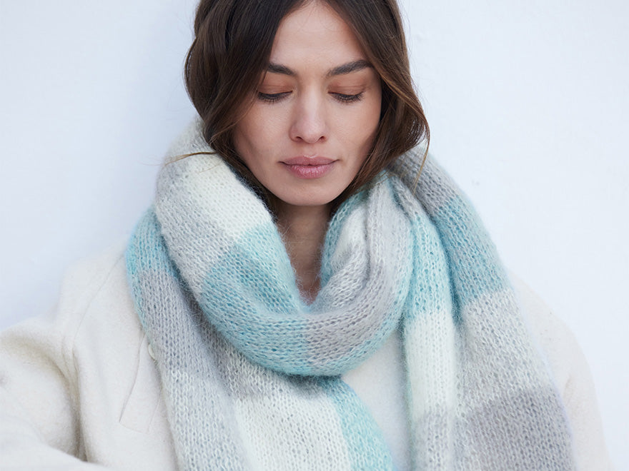 Setasuri Knit Scarf Pattern | Free Lana Grossa Pattern | Handicraft