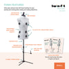20031|Dritz Twin-Fit Adjustable Dress Form, Small