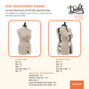 20022|Dritz My Double Designer Adjustable Dress Form, Medium