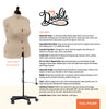 20023|Dritz My Double Designer Adjustable Dress Form, Full-Figure