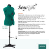 20421|Dritz Sew You Adjustable Dress Form, Medium