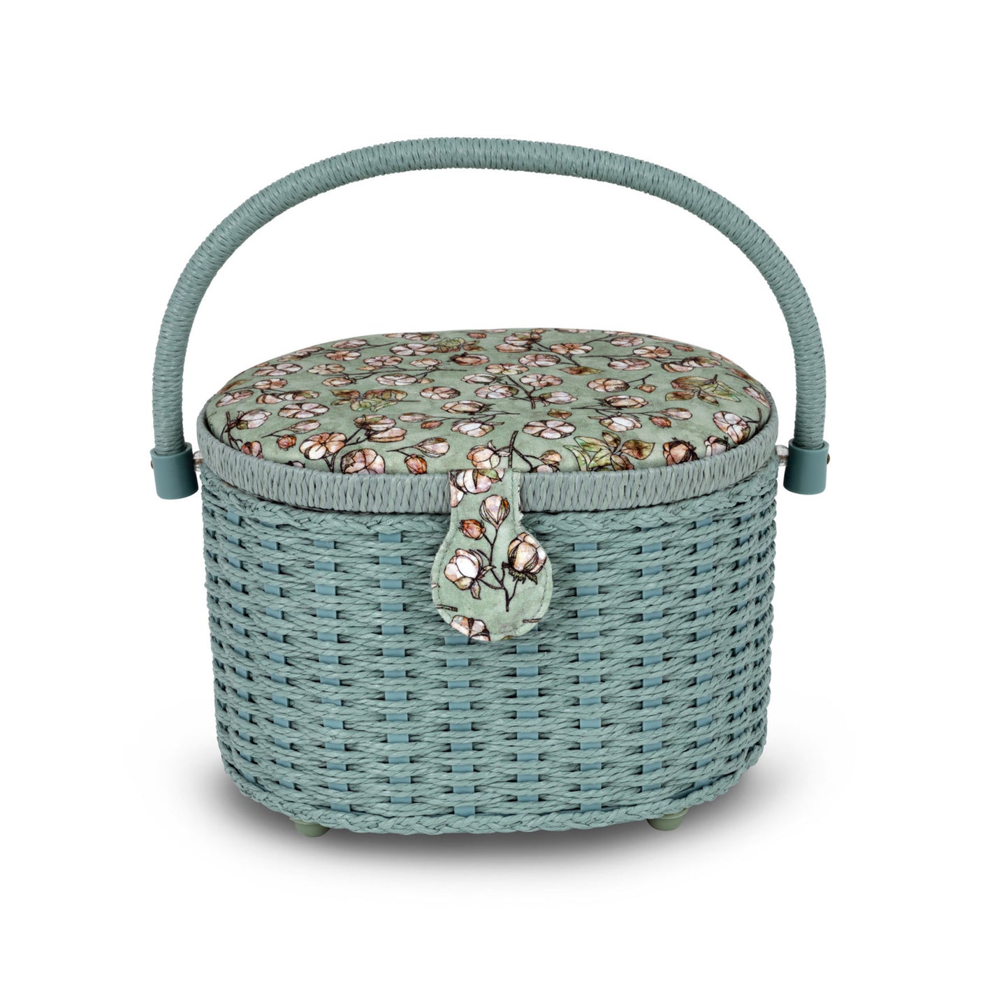 Dritz Oval Weaved Sewing Basket, Small | Handicraft