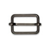 726-33|Dritz 1" Adjustable Slide Buckles, Gunmetal, 2 pc