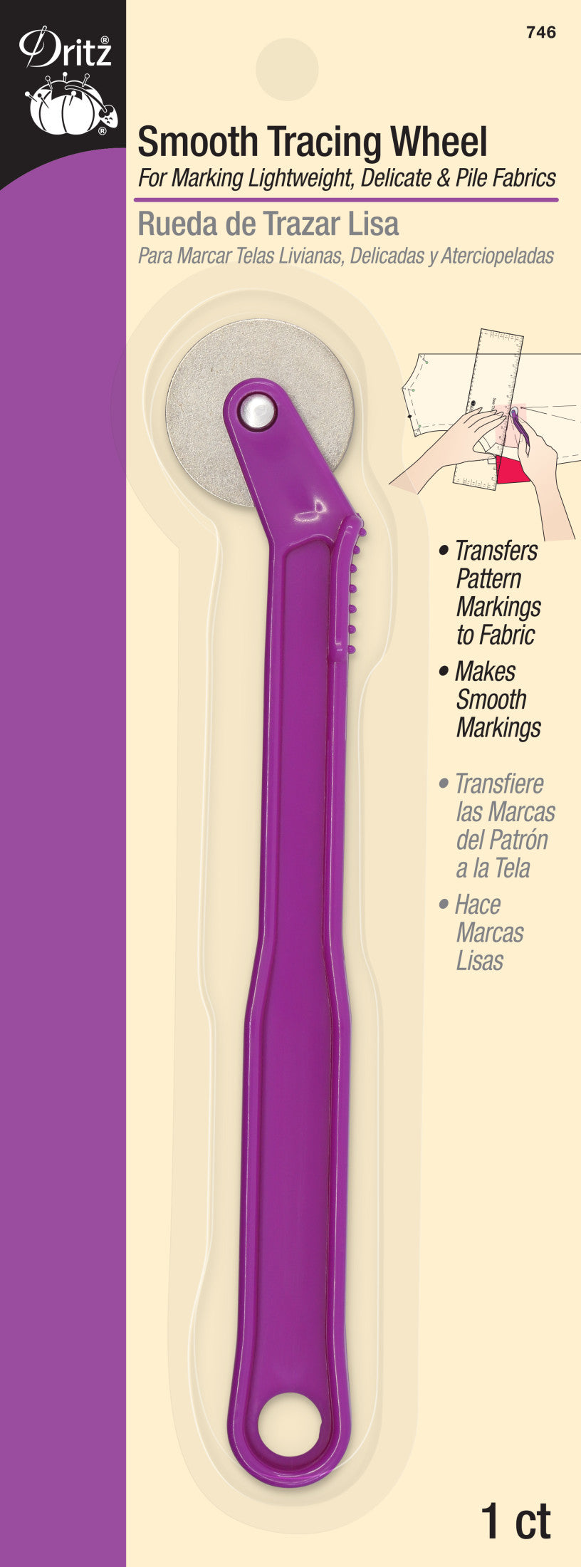 746|Dritz Smooth Tracing Wheel
