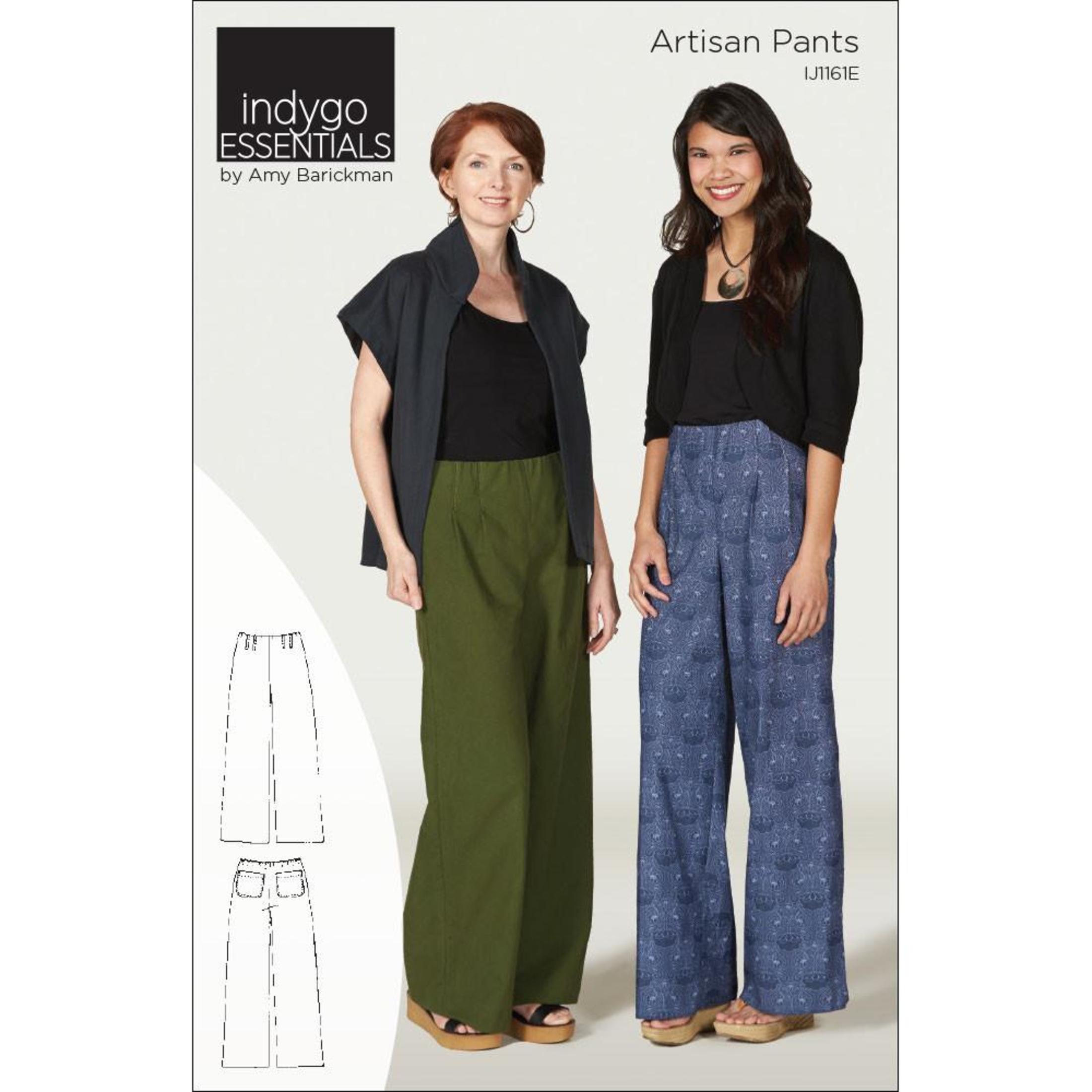 Indygo Junction Artisan Pants Pattern, Free PDF Download