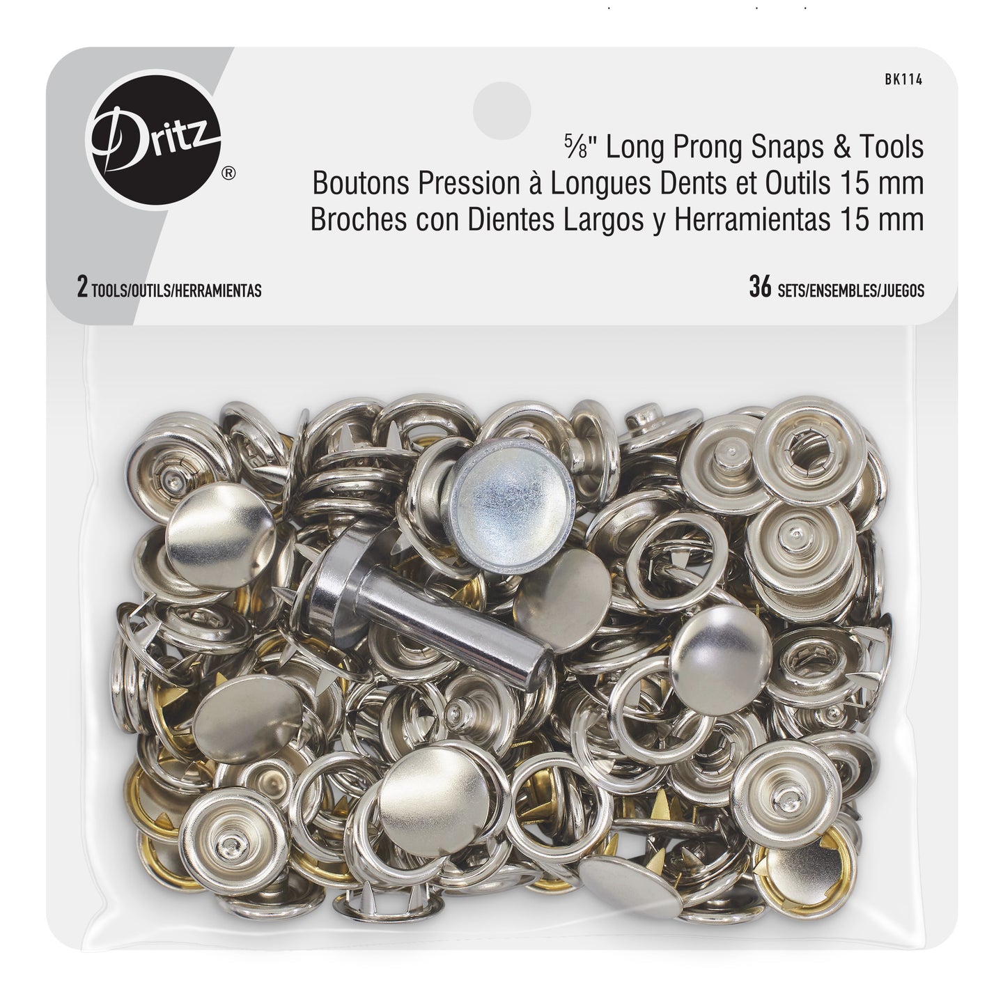 Metal Purse Snap Bouton Pression Buttons for DIY Sewing Gifts