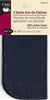 55243-70|Dritz Denim Iron-On Patches, 5" x 5", Assorted, 3 pc