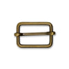 726-38|Dritz 1" Adjustable Slide Buckles, Antique Brass, 2 pc