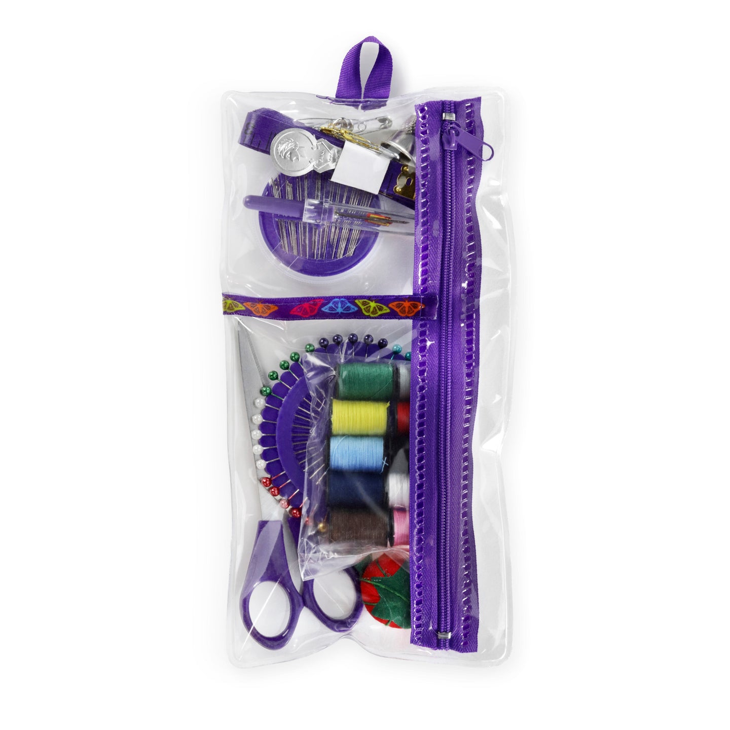 11069-Purple|Dritz Sew, Repair & Refashion Sewing Kit, Purple
