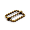 726-38|Dritz 1" Adjustable Slide Buckles, Antique Brass, 2 pc