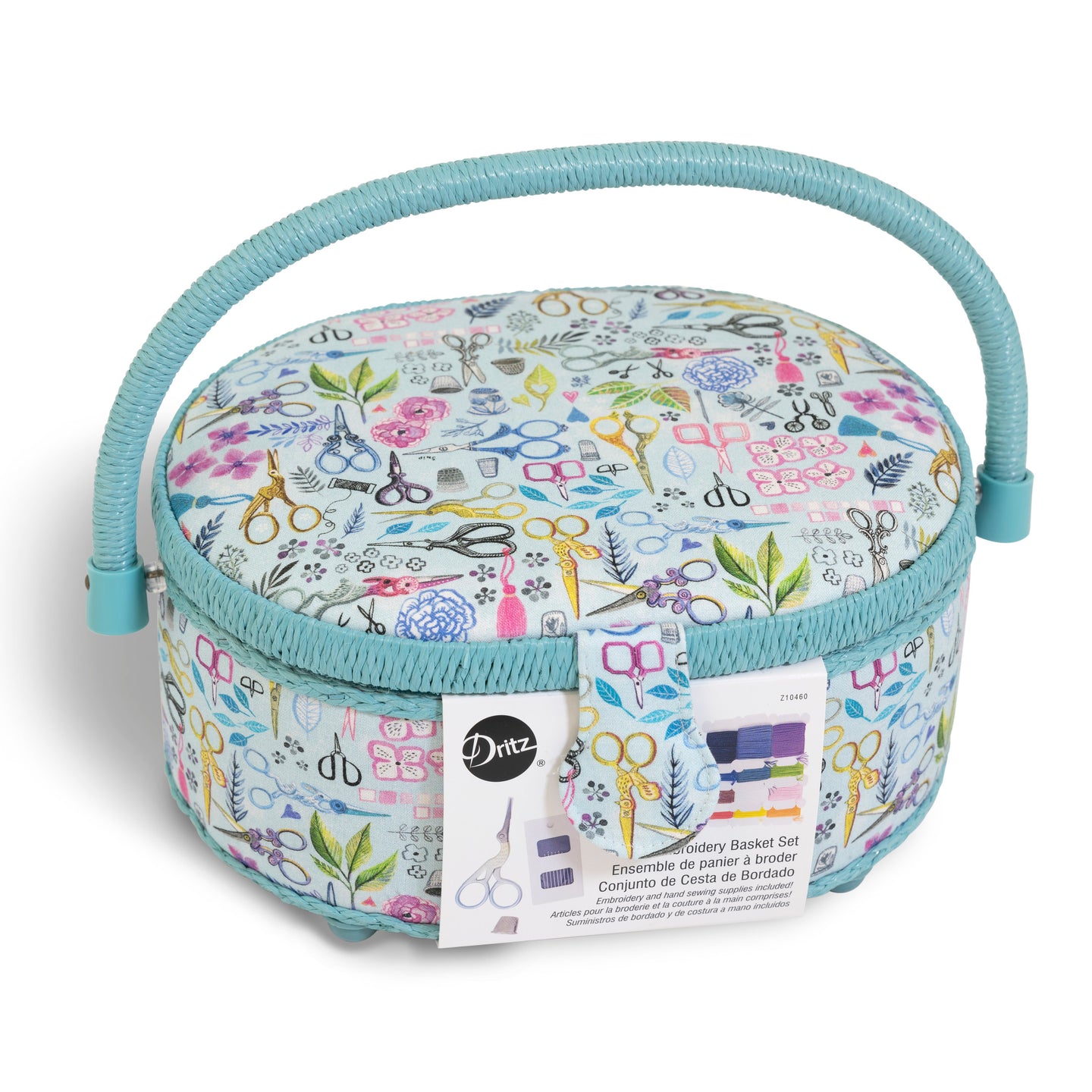 Dritz Sewing Basket Embroidery Set, Small | Handicraft