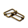 726-38|Dritz 1" Adjustable Slide Buckles, Antique Brass, 2 pc