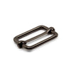 726-33|Dritz 1" Adjustable Slide Buckles, Gunmetal, 2 pc