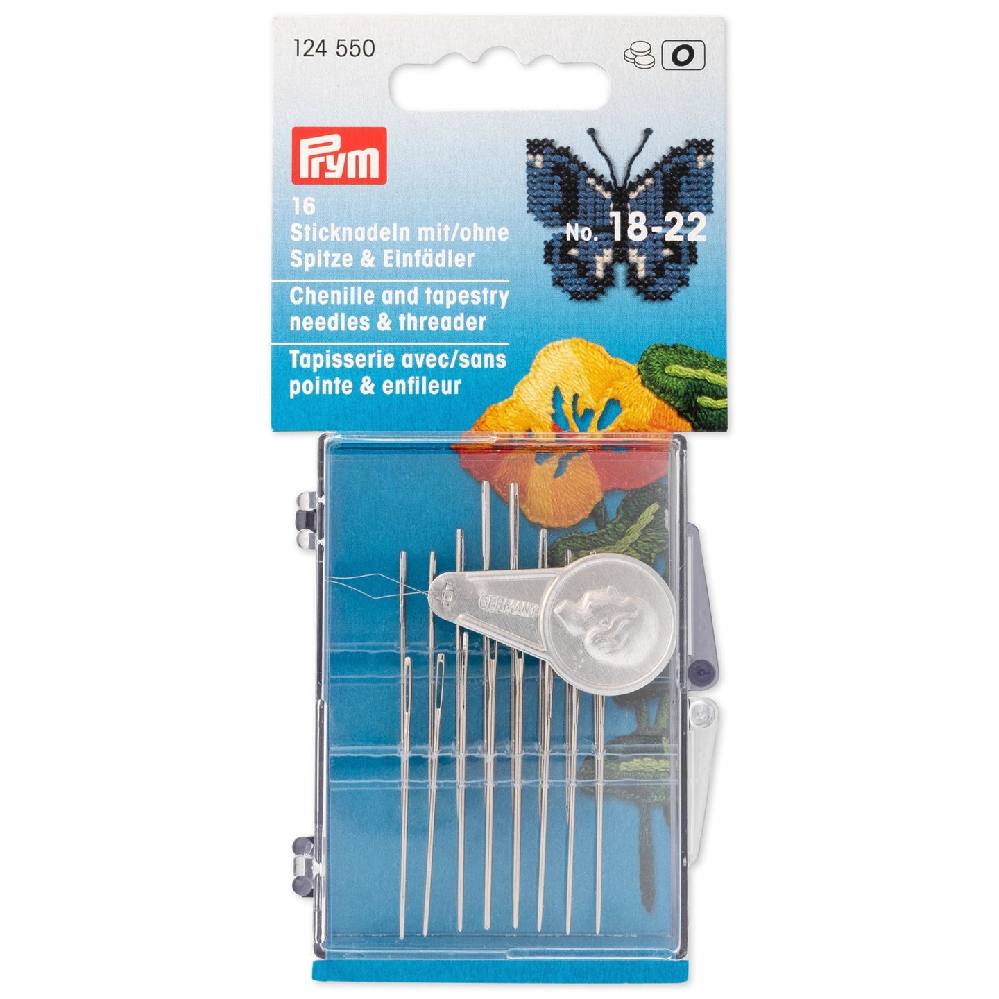 Prym Tapestry Needles with Blunt Point Steel No. 16